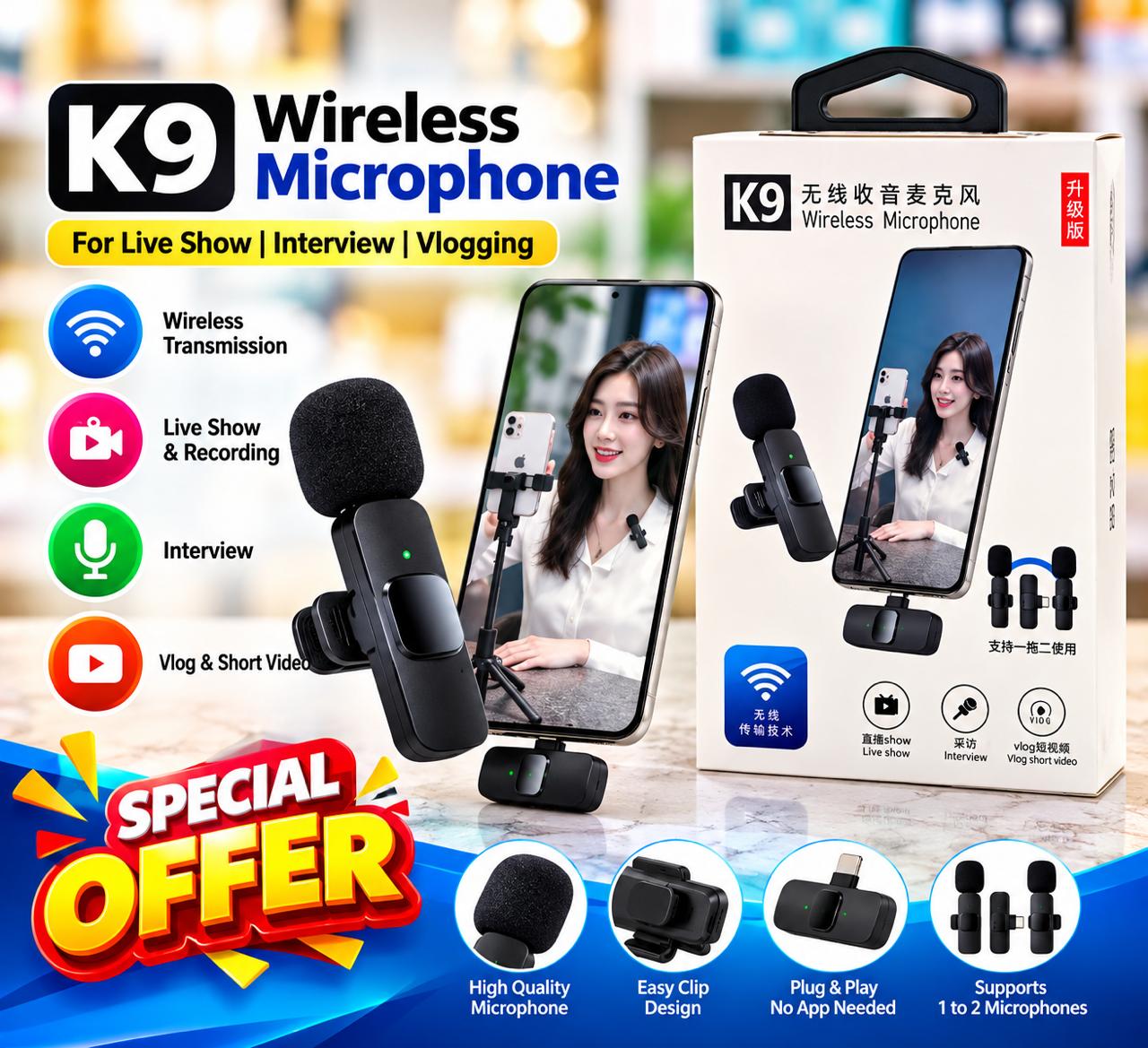 K9 Wireless Microphone