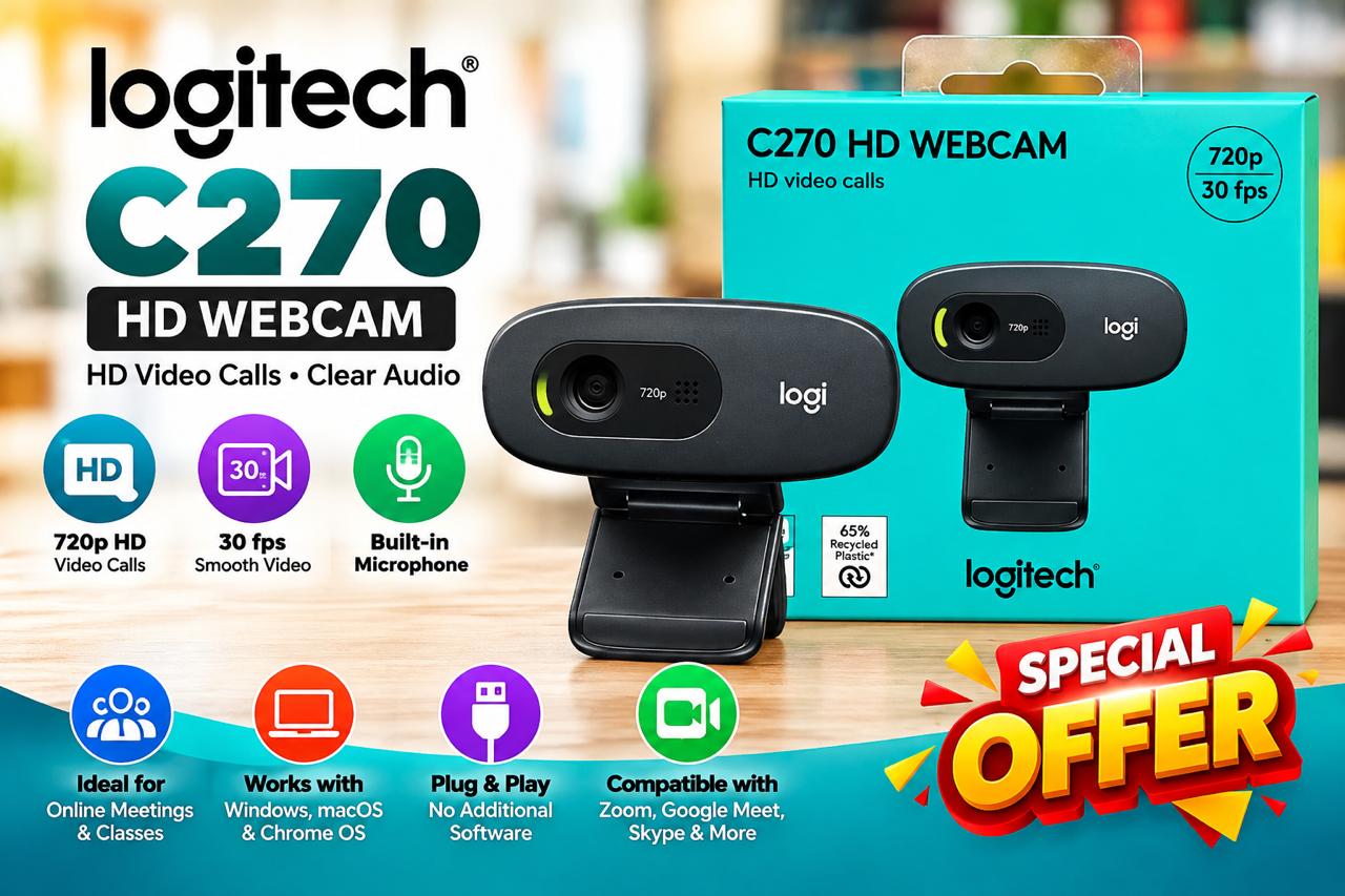 Logitech C270 HD Webcam